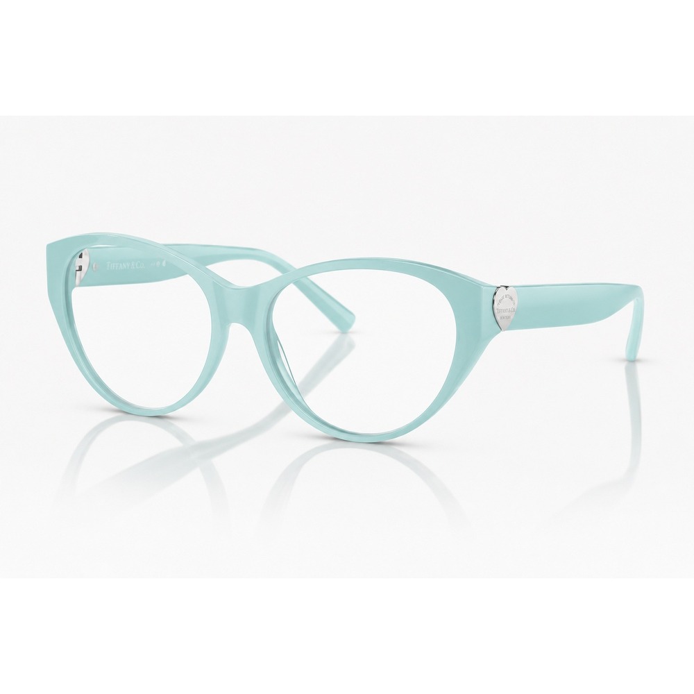 Tiffany & Co TF2244 Eyeglasses Cat Eye Tiffany Blue Heart Tag 53/16/140 NEW - Picture 2 of 7